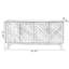 Buffet décoratif Mid-Century moderne en bois massif Burlywood