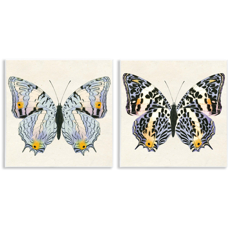 "Papillons avec détails", art mural par Susan Arnot