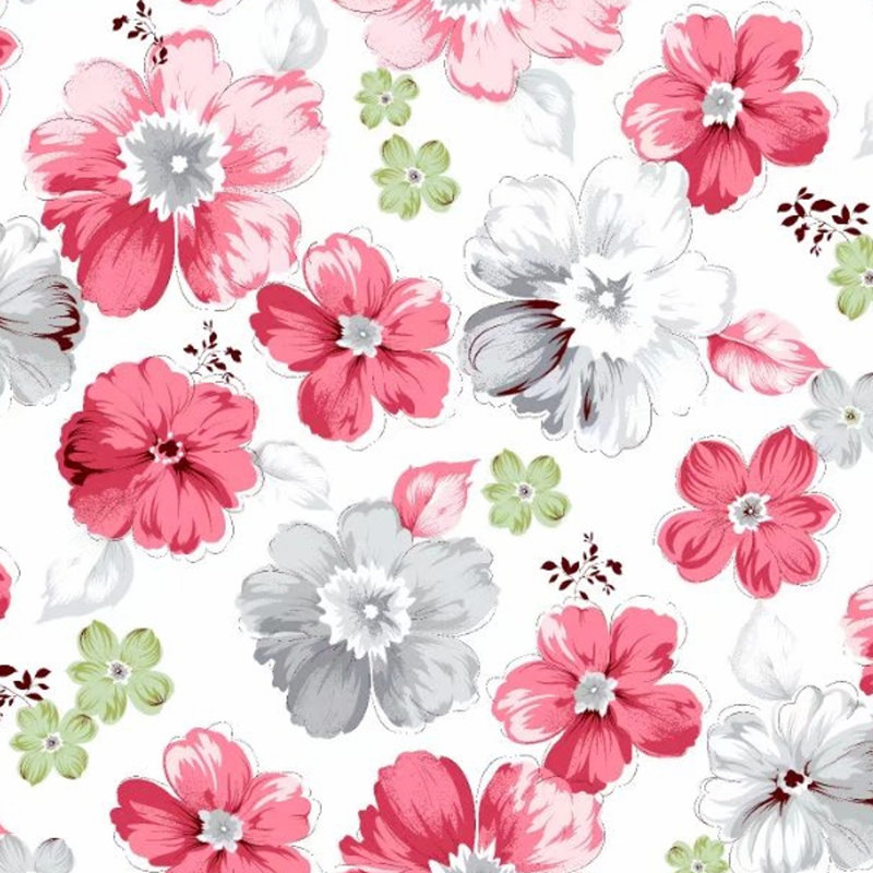 Microfiber Floral Sheet Set, Twin
