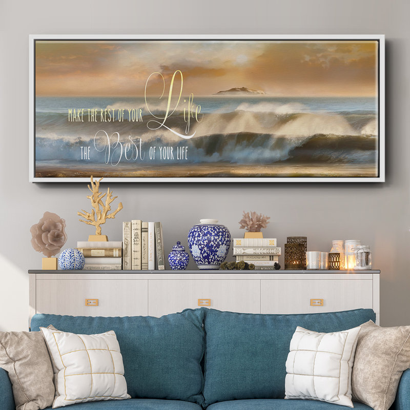Best of Your Life - toile encadrée, H 24 po x l 60 po