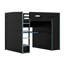 Full Size Wood Loft Bed With Desk,Wardrobe,Ample Storage Space,And RGB LED Light-116235822