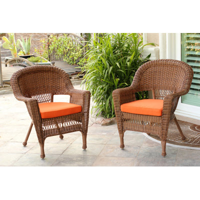 Chaise de patio avec coussins