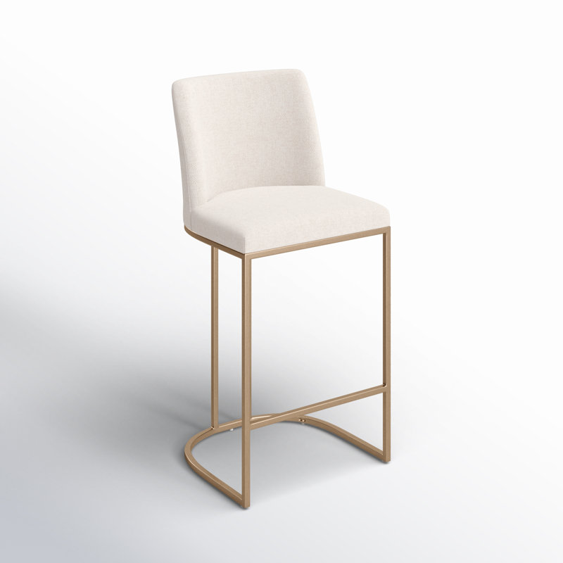 Rayla Upholstered Stool with Metal Frame