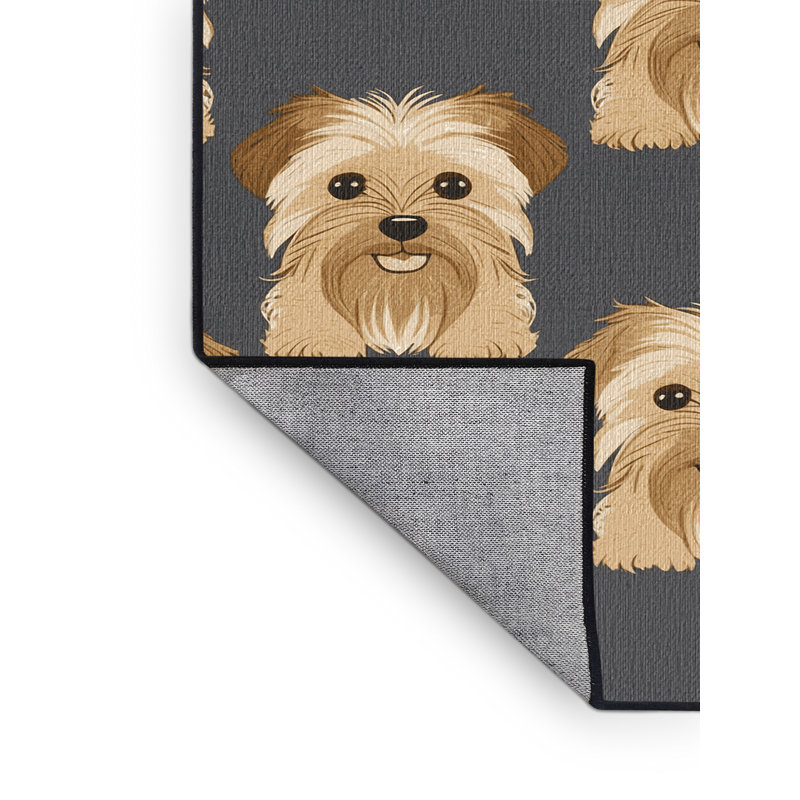  Tapis lavable pour chien terrier tibétain, Tapis de couloir 2 pi x 4 pi