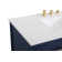 Sinclaire 42'' Single Bathroom Vanity with Engineered Marble Top