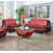 Simili cuir rouge est en rupture de stock