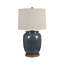 Ceramic Table Lamp With Linen Shade