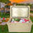 Khaki Color Ice Cooler Box 65QT Camping Ice Chest Beer Box Outdoor Fishing Cooler-118741786