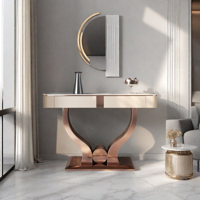 Modern Minimalist Luxury Console Table