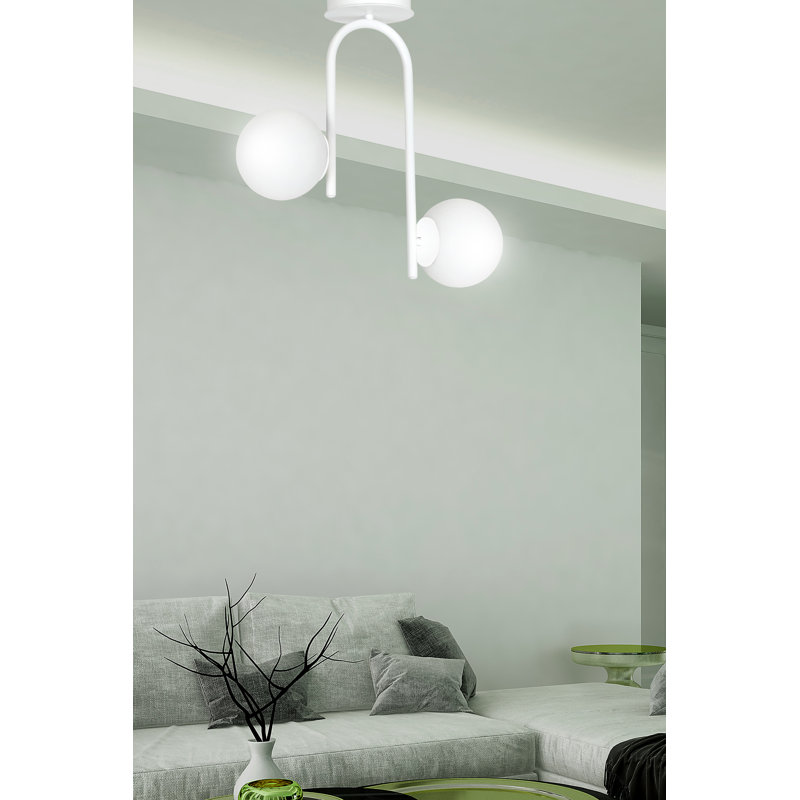 Gabilan 2 - Light Unique/Statement Pendant, White