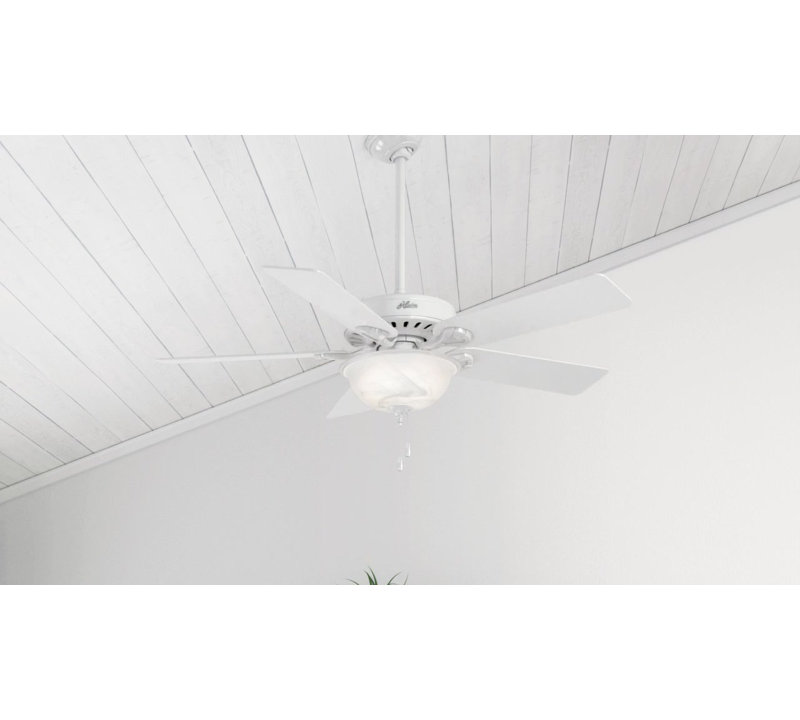 New Bronze 52" Ceiling Fan with Cherry/Oak Reversible Blades and LED Light