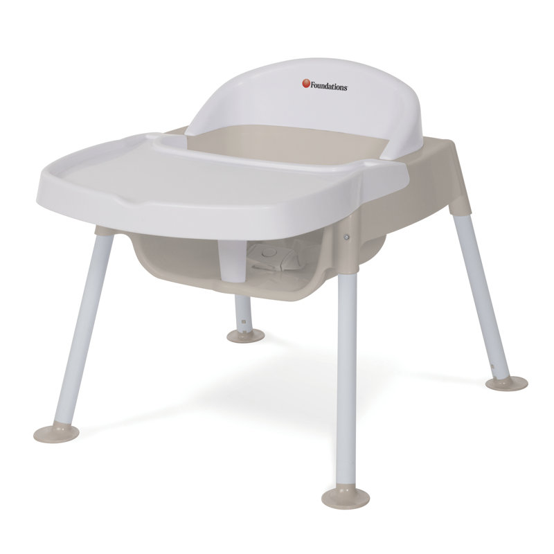 Self-Seating Secure Sitter Feeding Chair with Adjustable Tray, 9" Height