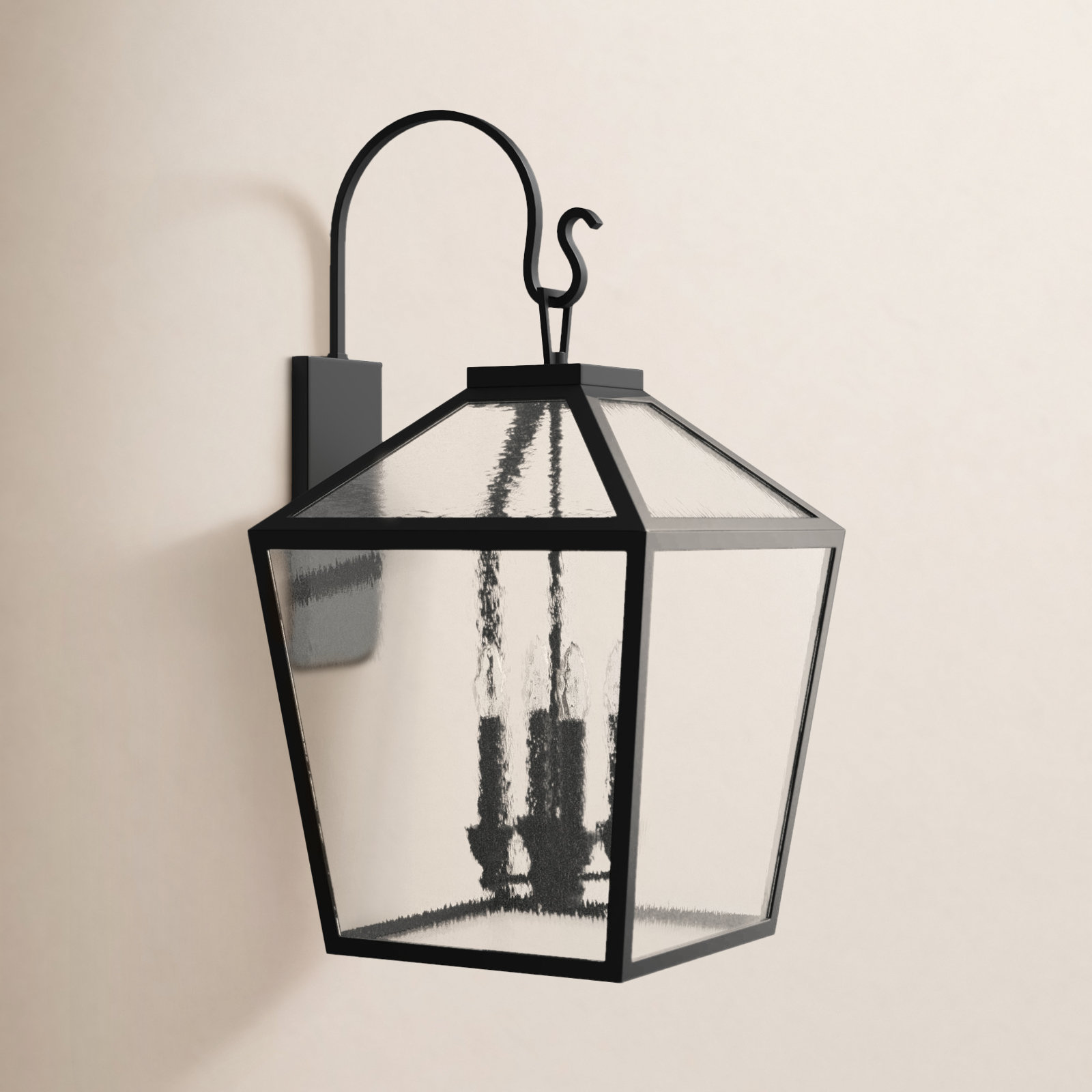 Ricardo 4 Light Cage Outdoor Wall Light, 30.5" H x 15" W x 15" D