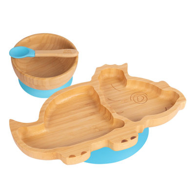 Tiny Dining - Children's Bamboo Suction Dinosaur Dinner