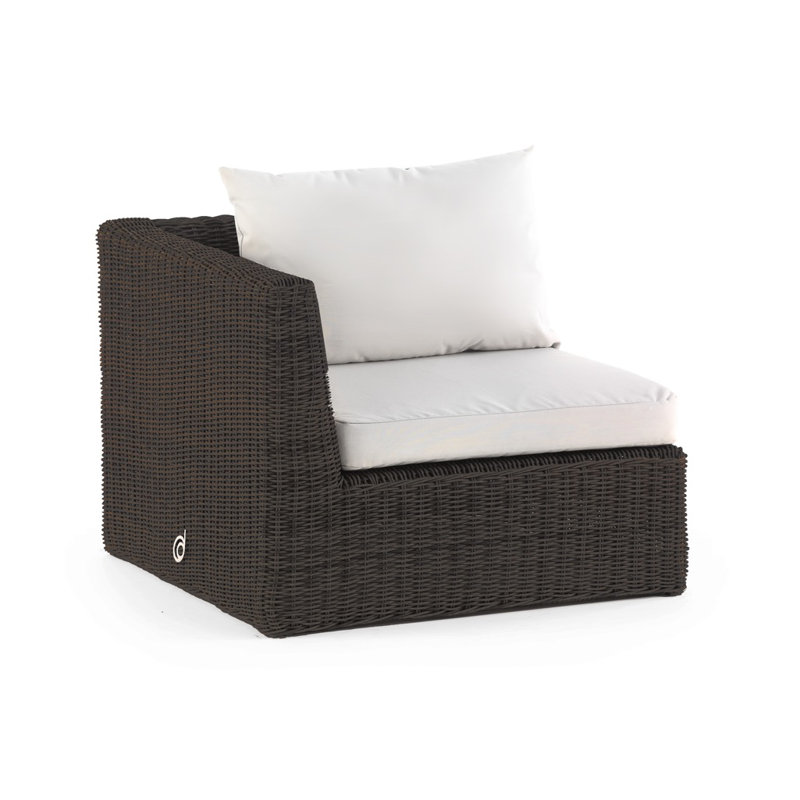 Chaise de patio avec coussin Cerda