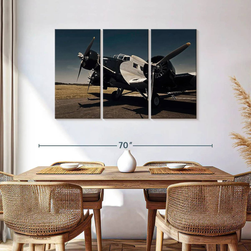 Junkers Ju 52 Aircraft, 36" H x 57" W