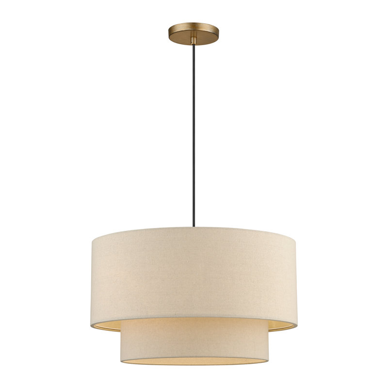 Bellingham Antique Gold Leaf Pendant, Gold