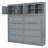 Murphy Bed Wall Bed with Top Cabinets-774830151