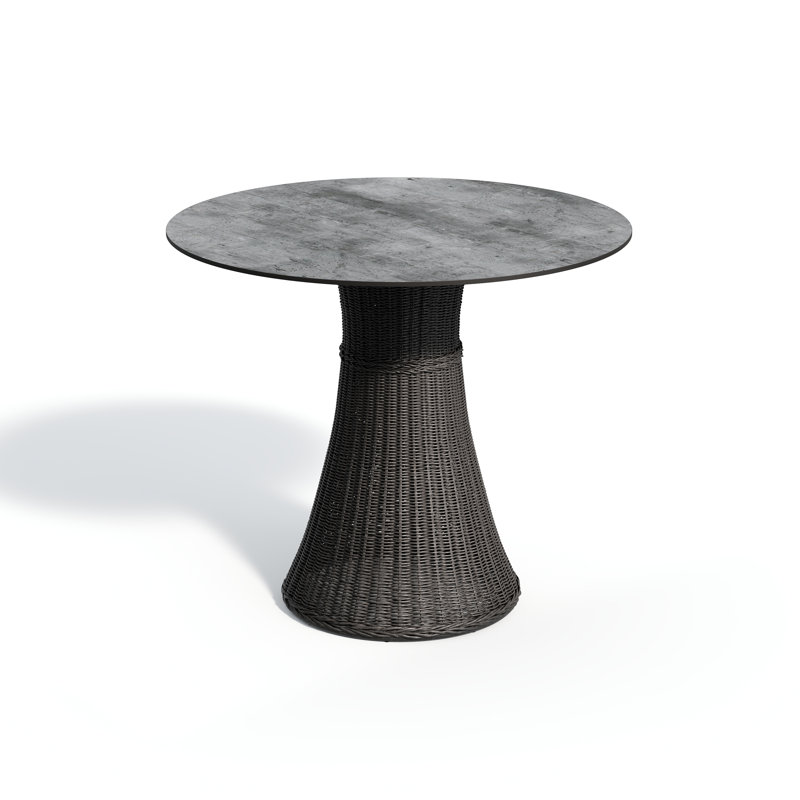 Tulle Outdoor Round Bar Table, Skyline