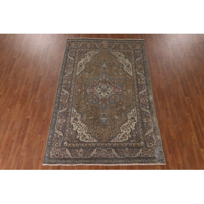 Handmade Traditional Area Rug 6x10