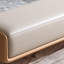 Banc rembourré en cuir Olnee-930781899