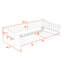  Upholstered Daybed with Slats and Side Storage Pocket-385919991-385919881