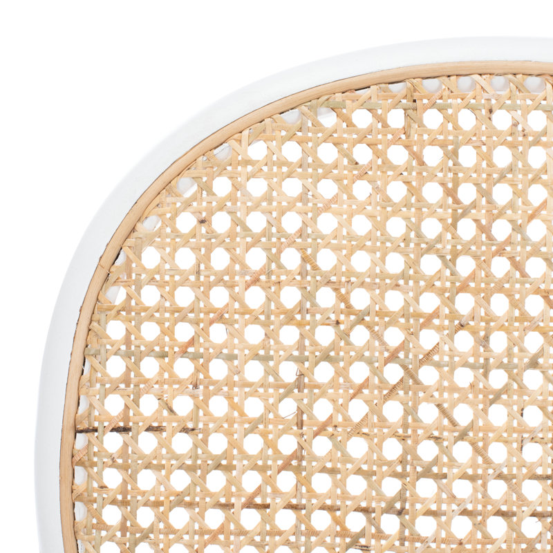Chaise d'appoint Cane, Blanc