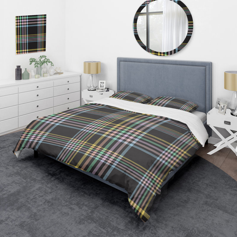 Ensemble de housse de couette en microfibre 3 pièces, Housse de couette pour très grand lit et 2 très