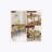 HOMCOM Industrial Folding Dining Table for 2 to 4, Space Saving Drop Leaf Kitchen Table for Small Spaces, Walnut-107443770