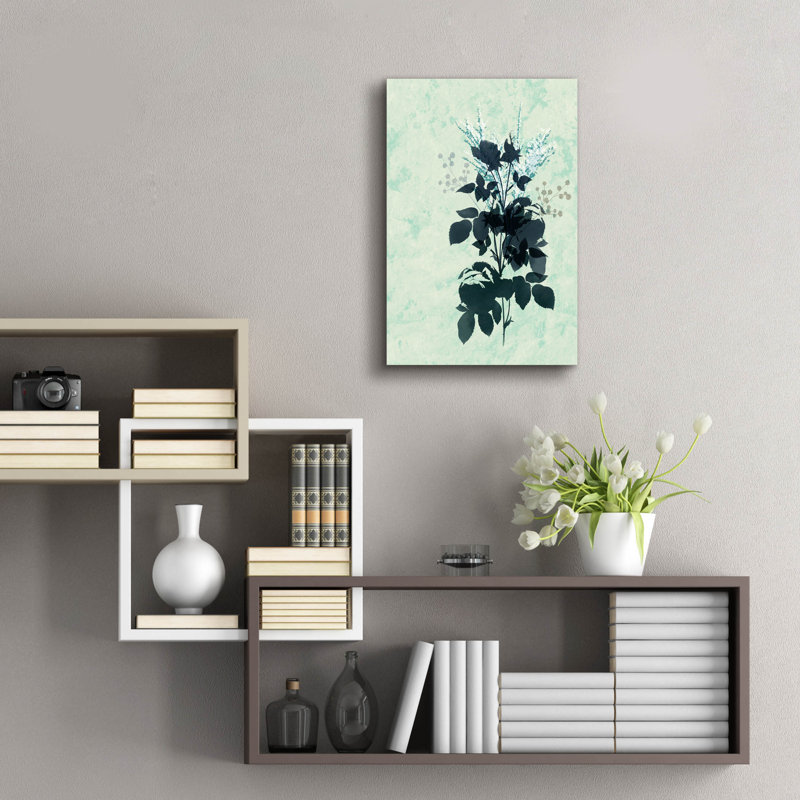 "Fleurs bleues sèches" par Sabrina Balbuena, H 24 po x l 16 po x P 0,2 po