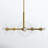 Asberry 5 - Light Steel Dimmable Sputnik Modern Linear Chandelier