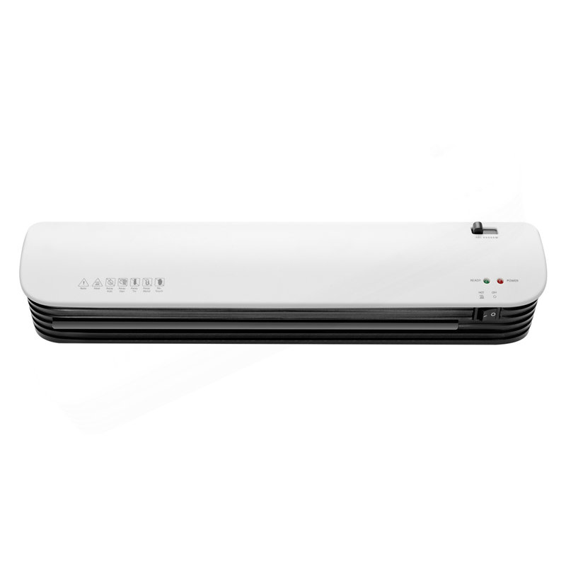 Laminator Machine, Thermal Laminator For Max A3 Paper Size, 2-3 Min Quick Warm Portable Laminator, 3-5 Mil Thickness, Ideal For Home, Office, Business, Or School Supplies, White + Black