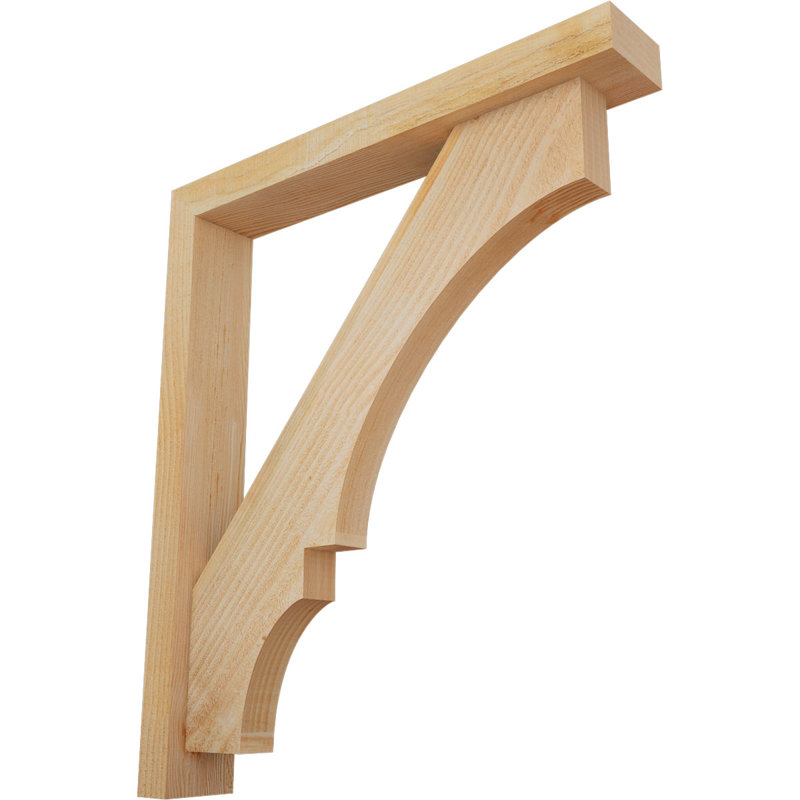 Support de bloc Balboa avec entretoise décalée, 30 x 26, Sapin Douglas de l 4 po (scié brut)