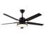 Ventilateur de plafond 48 pouces à 3 vitesses DEL avec télécommande