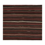 Hand Woven Kilim Wool Striped Area Rug