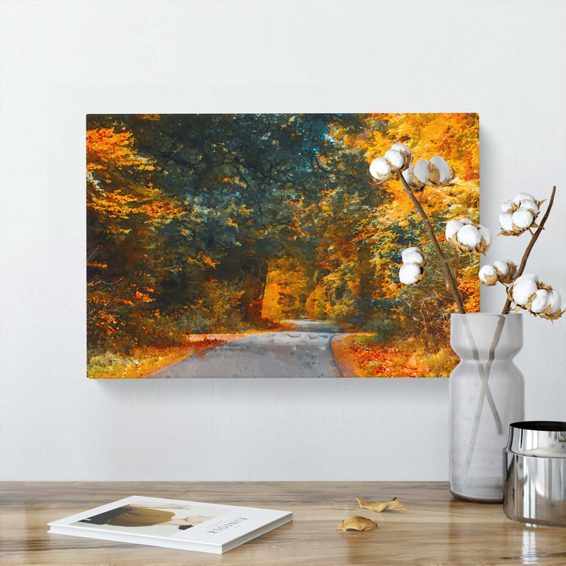 Forest Street - Wrapped Canvas, 40cm H x 60cm W x 3cm D