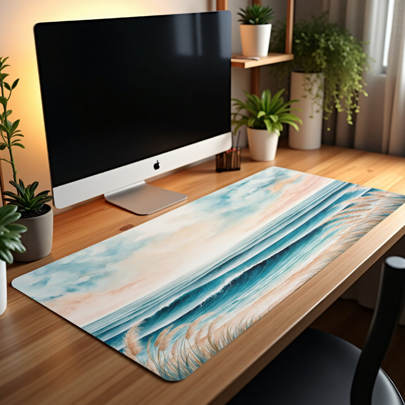 Polyester Desk Pad, 23.6x13.8