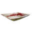 17.5" Moss Green Marble Rectangular Vessel Sink – Natural Stone Bathroom Vanity Basin – Modern Polished Stone Sink