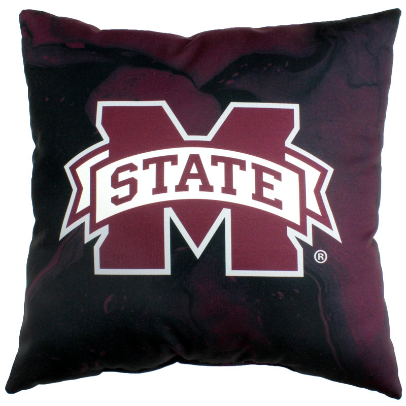 NCAA Throw Pillow, Mississippi State Bulldogs