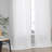 Wulfram Cotton Blend Textured Semi-Sheer Back Tab/Rod Pocket Curtain Pair-119992012-119670487