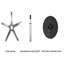 Northerly Adjustable Height Ergonomic Industrial Stool