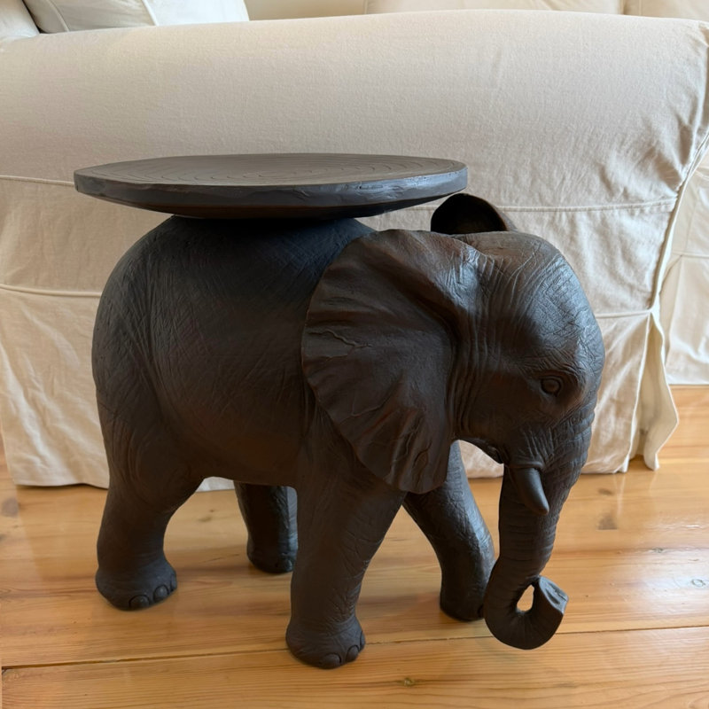 Destiney Elephant End Table