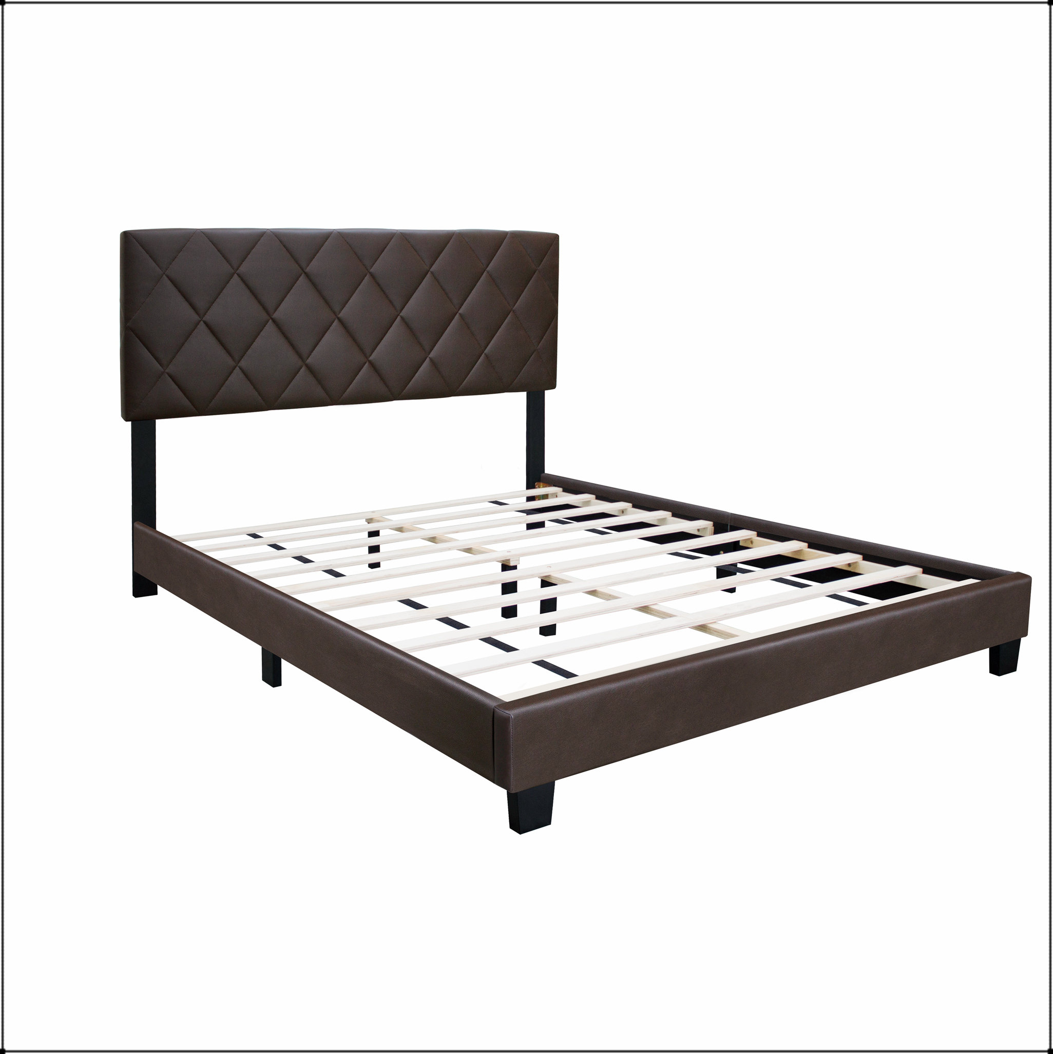 Ebern Designs QUEEN SIZE ADJUSTABLE UPHOLSTERED BED FRAME FOR ANY ROOM ...