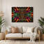 Art mural noir Op Art 27-2060519496
