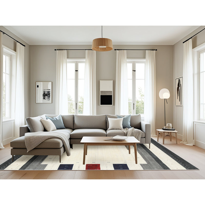Tapis gris Riviere, Rectangle 8 pi x 12 pi