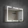 Pouyan 30"H Recessed or Surface Mount Framed  LED Medicine Cabinet with Adjustable Shelves