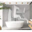 Murale Peel & Stick 3D Illusion - blanc folie-1522311427