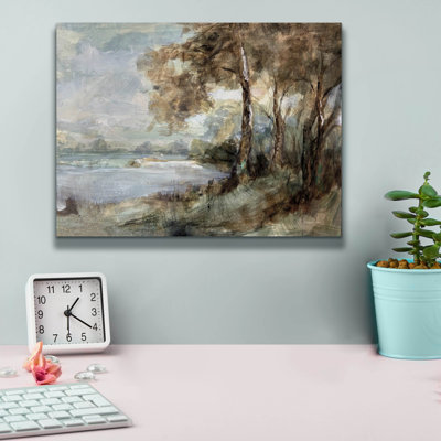 «Epic Graffiti 'Peaceful Lake» par Danhui Nai, art mural sur toile