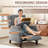 Kars Nail-head Upholstered Push Back Recliner With Storage Pocket-990976596