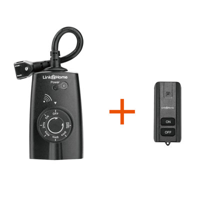 Wireless Remote Control 15-Amp Button Light Switch